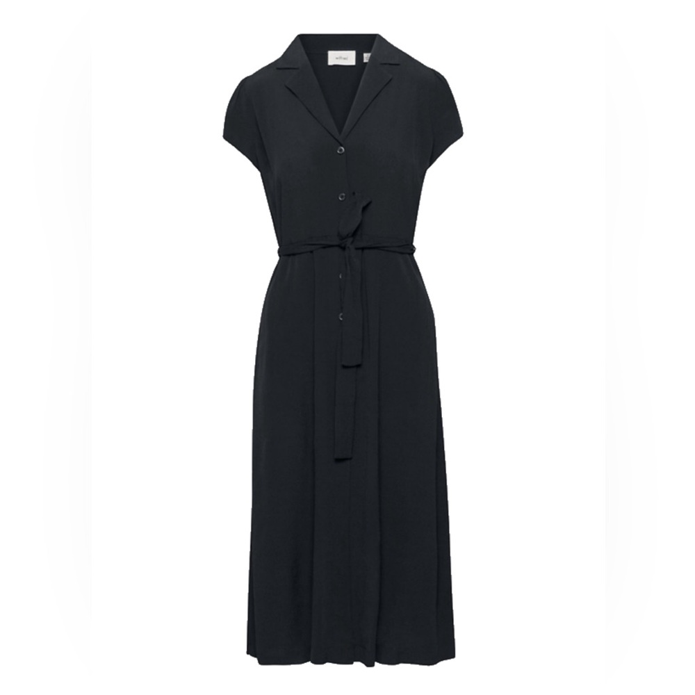 Aritzia Wilfred Shirt Dress Black 2XS